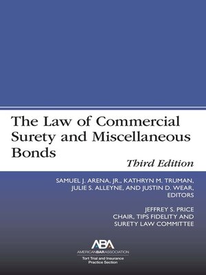 cover image of The Law of Commercial Surety and Miscellaneous Bonds